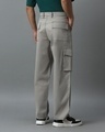 Shop Men's Grey Oversized Cargo Pants-Design
