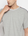 Shop Men's Grey Oversized Cotton T-shirt