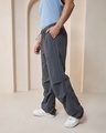 Shop Men's Grey Oversized Parachute Pants-Design