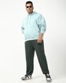 Shop Men's Grey Oversized Plus Size Joggers-Full