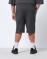 Shop Men's Grey Oversized Plus Size Shorts-Design