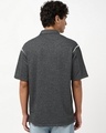 Shop Men's Grey Oversized Polo T-shirt-Design