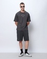 Shop Men's Grey Oversized Shorts
