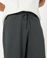 Shop Men's Dark Shadow Grey Oversized Shorts-Full