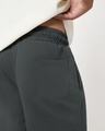 Shop Men's Dark Shadow Grey Oversized Shorts