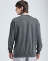 Shop Men's Grey Oversized Acid Wash Sweatshirt-Full