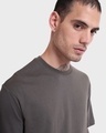 Shop Men's Grey Oversized T-shirt