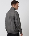 Shop Men's Grey Oversized Windcheater Jacket-Design