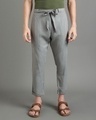Shop Men's Grey Plus Size Hippy Pants-Front