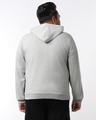 Shop Men's Grey Plus Size Hoodies-Design