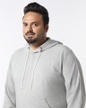 Shop Men's Grey Plus Size Hoodies