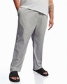 Shop Men's Grey Plus Size Pyjamas-Front