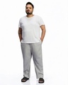 Shop Men's Grey Plus Size Pyjamas-Full