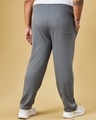 Shop Men's Grey Plus Size Track Pants-Design