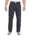 Shop Men's Grey Doodle Printed Pyjamas-Front