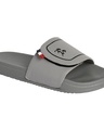 Shop Men's Grey Printed Velcro Sliders-Design