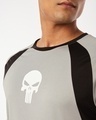 Shop Men's Grey Punisher Training T-shirt