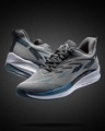 Shop Men's Grey Running Shoes-Front