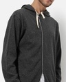 Shop Men's Grey Hooded Jacket