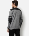 Shop Men's Grey and Black Color Block Jacket-Design