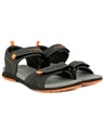 Shop Men's Grey Self Design Sandals-Front