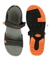 Shop Men's Grey Self Design Sandals-Full