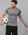 Shop Men's Grey Slim Fit T-shirt-Design