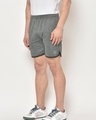 Shop Men's Grey Self Designed Shorts-Design