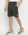 Shop Men's Grey Shorts with White Side Panel-Full