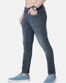 Shop Men's Grey Skinny Fit Jeans-Design