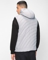 Shop Men's Grey Sleeveless Puffer Jacket-Design
