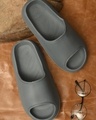 Shop Men's Grey Sliders-Front