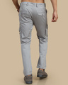 Shop Men's Stone Grey Slim Fit Cargo Pants-Full