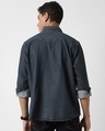 Shop Men's Grey Slim Fit Denim Shirt-Full