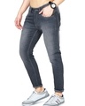 Shop Men's Grey Slim Fit Jeans-Design