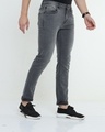 Shop Men's Grey Slim Fit Jeans-Design