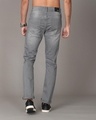 Shop Men's Grey Slim Fit Jeans-Full