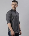 Shop Men's Grey Slim Fit Shirt-Full