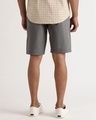 Shop Men's Grey Slim Fit Shorts-Full