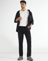 Shop Men's Grey Slim Straight Fit Stretchable Mid-Rise Jeans-Full