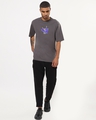 Shop Men's Grey Sneaker Gang Graphic Printed Oversized T-shirt