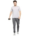 Shop Men's Grey Solid Regular Fit Track Pants