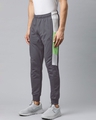 Shop Men's Grey Solid Slim Fit Joggers-Design