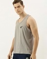 Shop Men's Grey Slim Fit Vest-Design