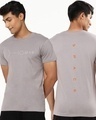 Shop Men's Grey Spaceman Graphic Printed T-shirt-Front