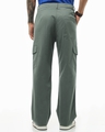 Shop Men's Grey Straight Fit Cargo Pants-Design