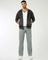 Shop Men's Grey Straight Fit Mid-Rise Jeans-Full