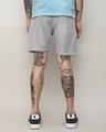 Shop Men's Grey Striped Shorts-Full