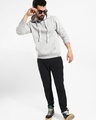 Shop Men's Grey Striped Tracksuit-Front