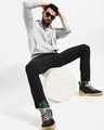 Shop Men's Grey Striped Tracksuit-Full